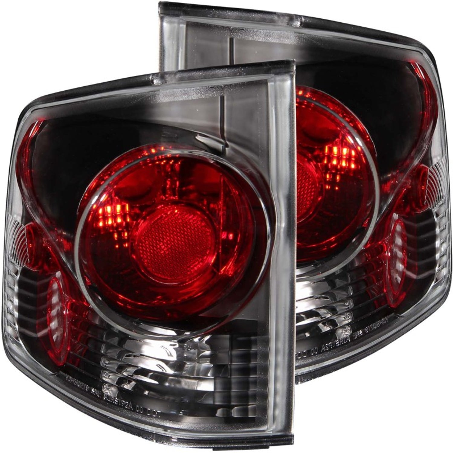 Dark Smoke 3D Style Taillights <br> 95-05 Chevy S-10, GMC Sonoma