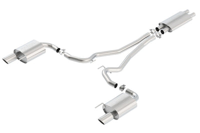 Touring Cat-Back Exhaust System <br> 15-17 Ford Mustang 5L V8