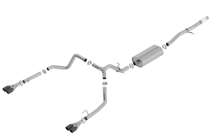 Touring Cat-Back Exhaust System <br> 19-24 Chevrolet Silverado GMC Sierra 1500