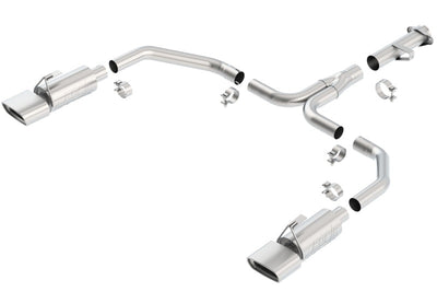 S-Type Cat-Back Exhaust System <br> 86-91 Chevy Corvette 5.7L V8