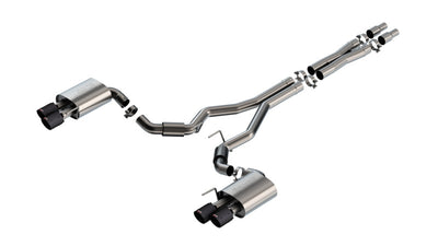 S-Type Cat-Back Exhaust System <br> 2024 Ford Mustang GT Coupe Without Active Exhaust