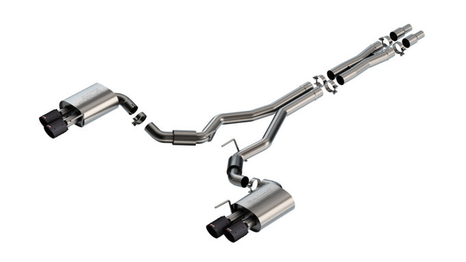 S-Type Cat-Back Exhaust System <br> 2024 Ford Mustang GT Coupe Without Active Exhaust