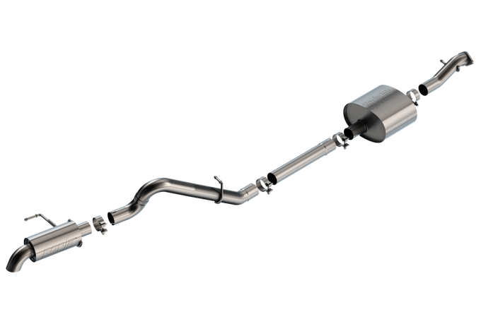 Touring Cat-Back Exhaust System <br> 21-24 Ford Bronco 2.7L V6