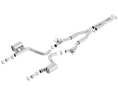 S-Type Cat-Back Exhaust System <br> 15-23 Dodge Challenger 6.4L V8 with MDS