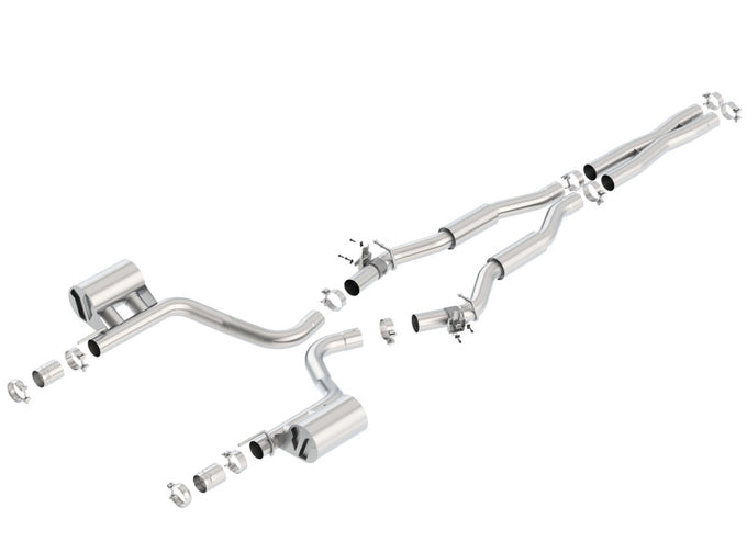 S-Type Cat-Back Exhaust System <br> 15-23 Dodge Challenger 6.4L V8 with MDS