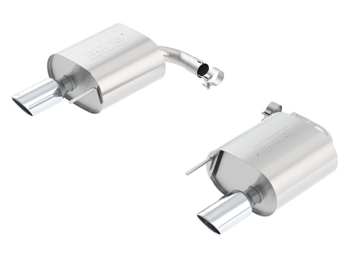 S-Type Axle-Back Exhaust System <br> 15-23 Ford Mustang 2.3L 15-17 Ford Mustang 3.7L