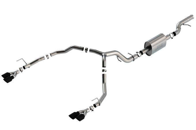 S-Type Cat-Back Exhaust System <br> 21-24 Chevy Tahoe Premier/ High Country/ Z71/ RST