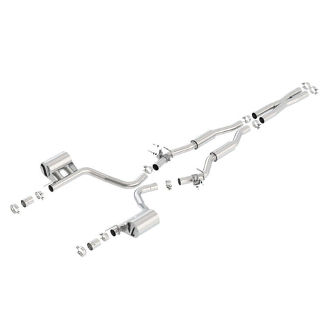 S-Type Cat-Back Exhaust System <br> 15-23 Dodge Challenger 6.4L V8 with MDS
