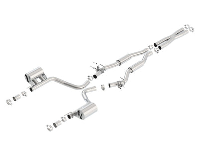 S-Type Cat-Back Exhaust System <br> 15-23 Dodge Challenger 6.4L V8 with MDS