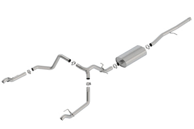 Touring Cat-Back Exhaust System <br> 19-24 Chevrolet Silverado GMC Sierra 1500