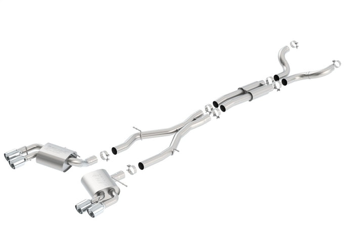 S-Type Cat-Back Exhaust System <br> 16-23 Chevy Camaro SS 6.2L V8