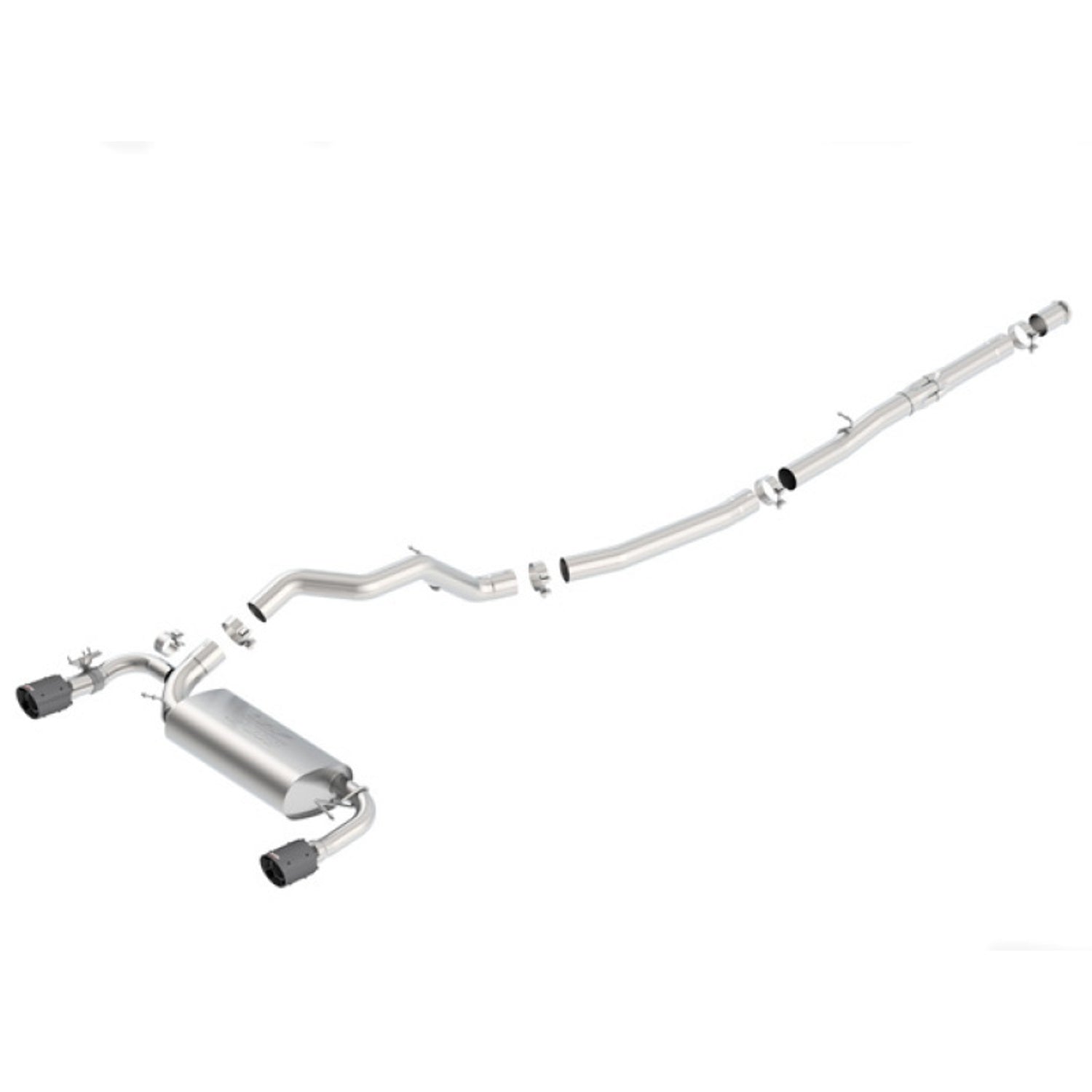 ATAK Cat-Back Exhaust System <br> 16-18 Ford Focus RS With Sound Suppressing Valve