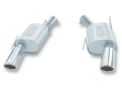Touring Axle-Back Exhaust System <br> 05-09 Mustang GT 07-09 Shelby GT500 08-09 GT500KR