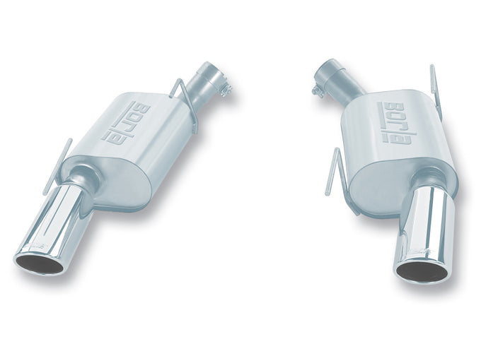 Touring Axle-Back Exhaust System <br> 05-09 Mustang GT 07-09 Shelby GT500 08-09 GT500KR