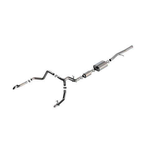 S-Type Cat-Back Exhaust System <br> 22-23 Chevy Silverado 1500 ZR2 6.2L V8