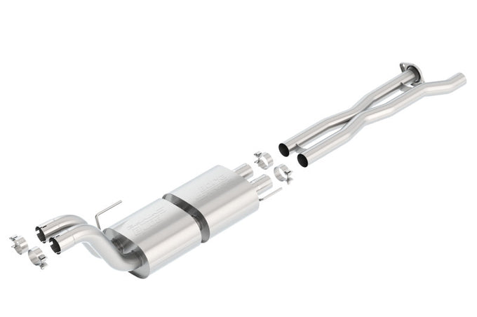 X-Pipe With Mid-Pipes & S-Type Muffler Connection Pipes <br> 17-20 Ford F-150 Raptor