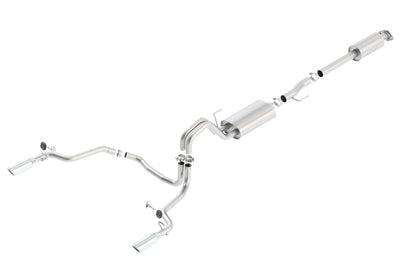 Touring Cat-Back Exhaust System <br> 15-20 Ford F-150 EXCEPT Raptor models