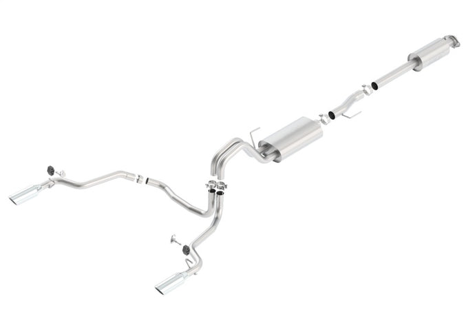 Touring Cat-Back Exhaust System <br> 15-20 Ford F-150 EXCEPT Raptor models
