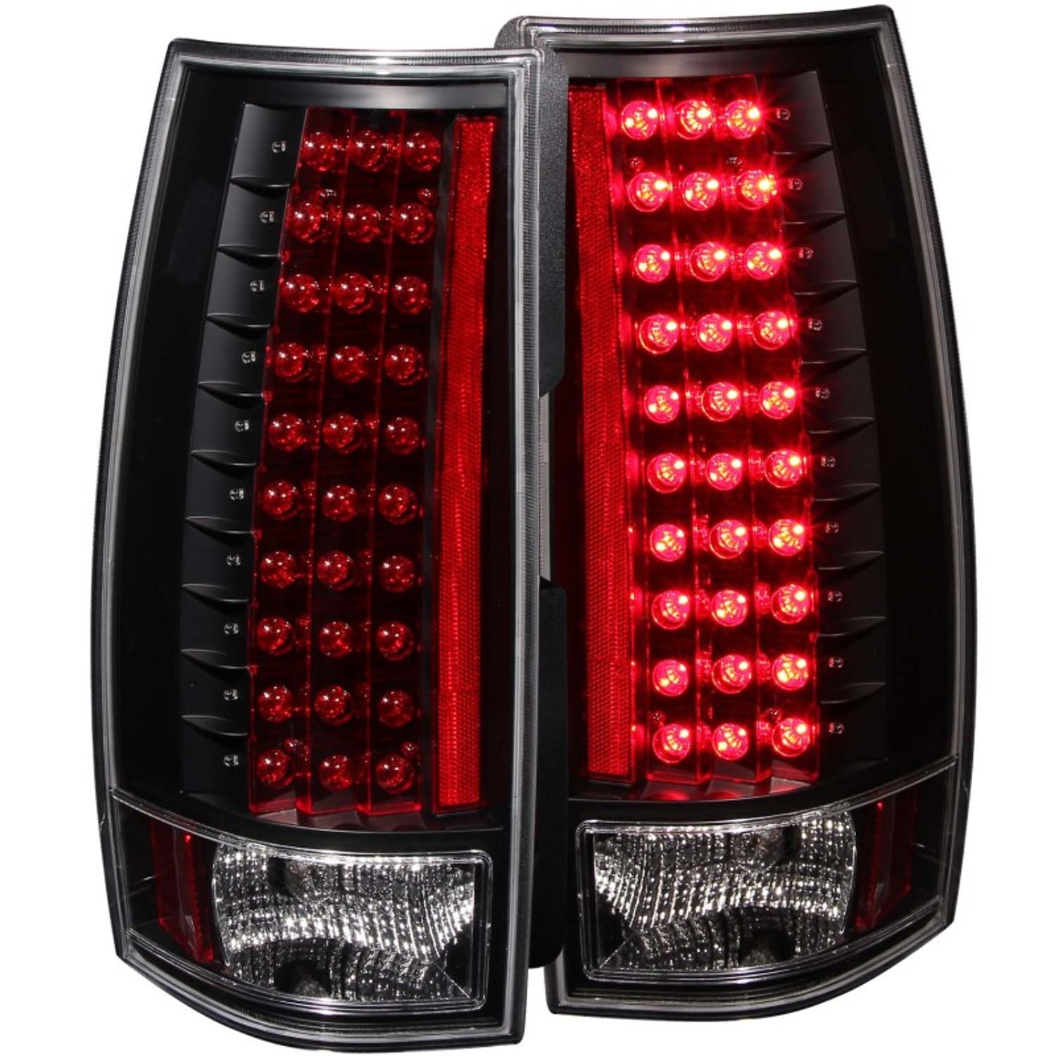 Black LED Taillights <br> 07-14 Chevy Suburban, GMC Yukon/XL 1500