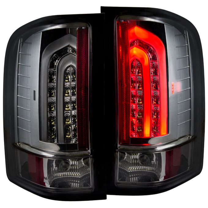 Smoke G2 LED Taillights <br> 07-13 Chevy Silverado 1500 2500