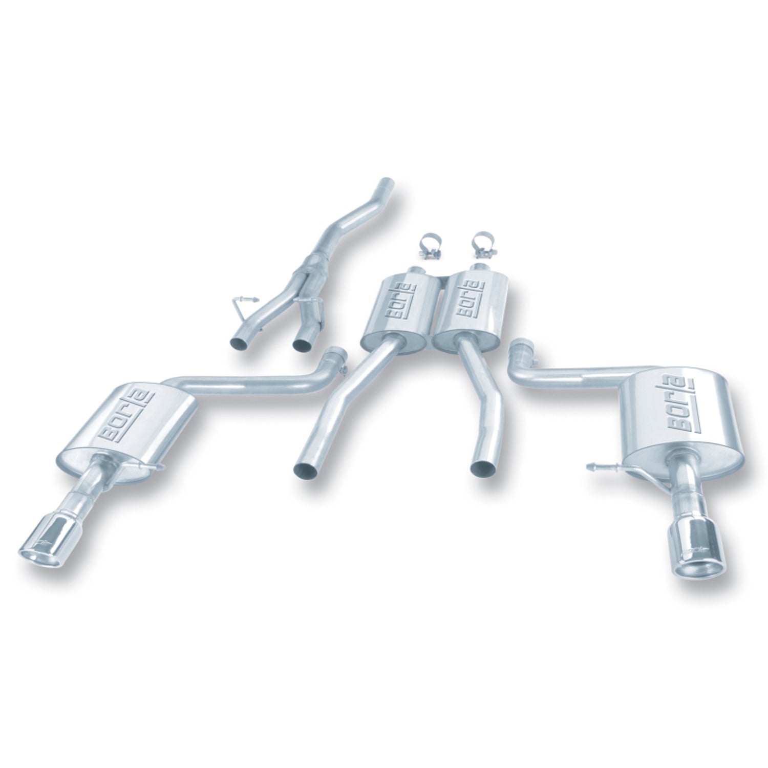 S-Type Cat-Back Exhaust System <br> 02-05 Audi A4 Quattro 1.8L L4