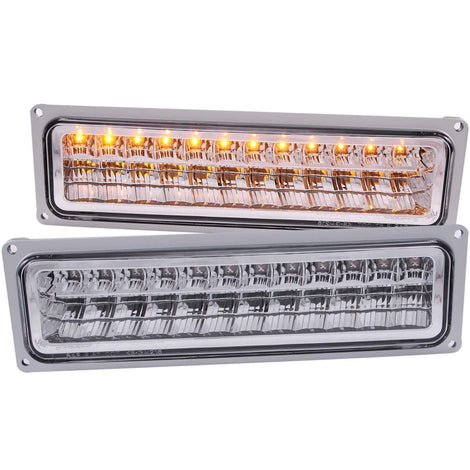 Chrome LED Parking Lights <br> 88-98 Chevy C/K/R/V-Series