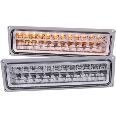 Chrome LED Parking Lights <br> 88-98 Chevy C/K/R/V-Series