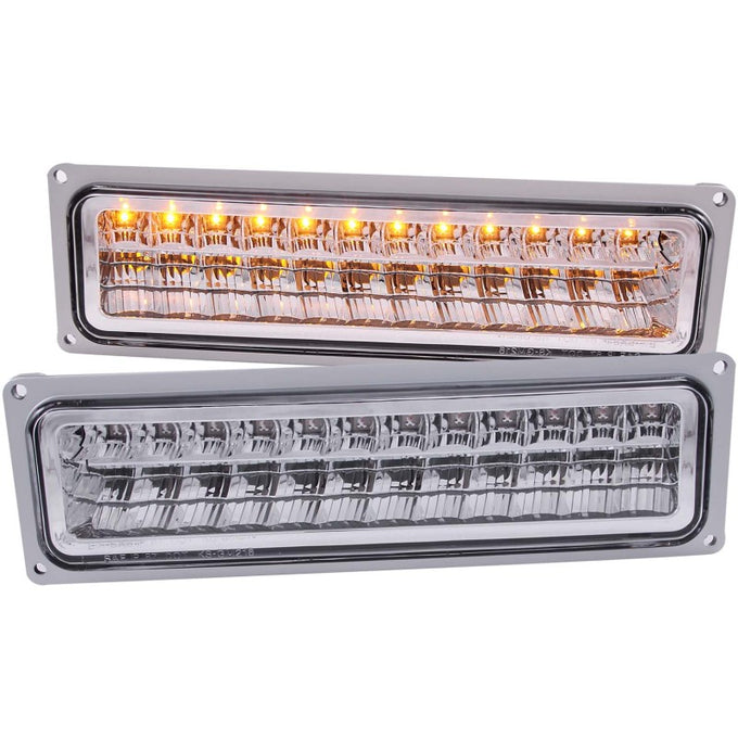 Chrome LED Parking Lights <br> 88-98 Chevy C/K/R/V-Series