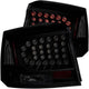 Dark Smoke LED Taillights <br> 06-08 Dodge Charger