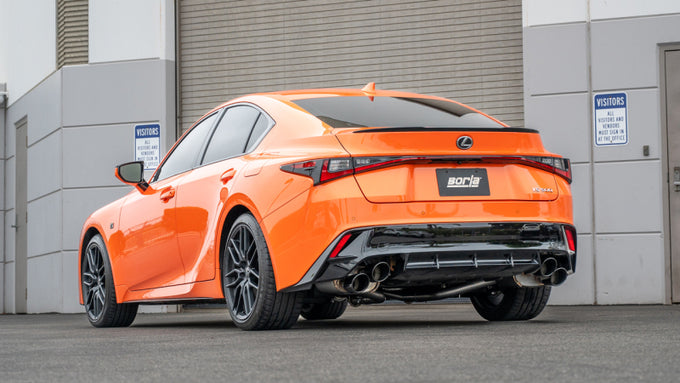 S-Type Axle-Back Exhaust System <br> 15-24 Lexus RC F/ 22-24 IS 500 5.0L V8