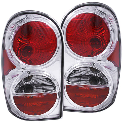Chrome Taillights <br> 02-07 Jeep Liberty