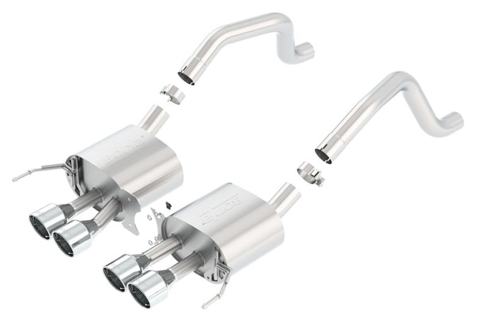 S-Type Axle-Back Exhaust System <br> 15-18 Chevy Corvette Z06 17-18 Grand Sport