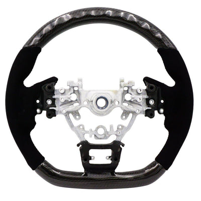 Black Carbon/Alcantara Steering Wheel<br> 22-24 Subaru WRX