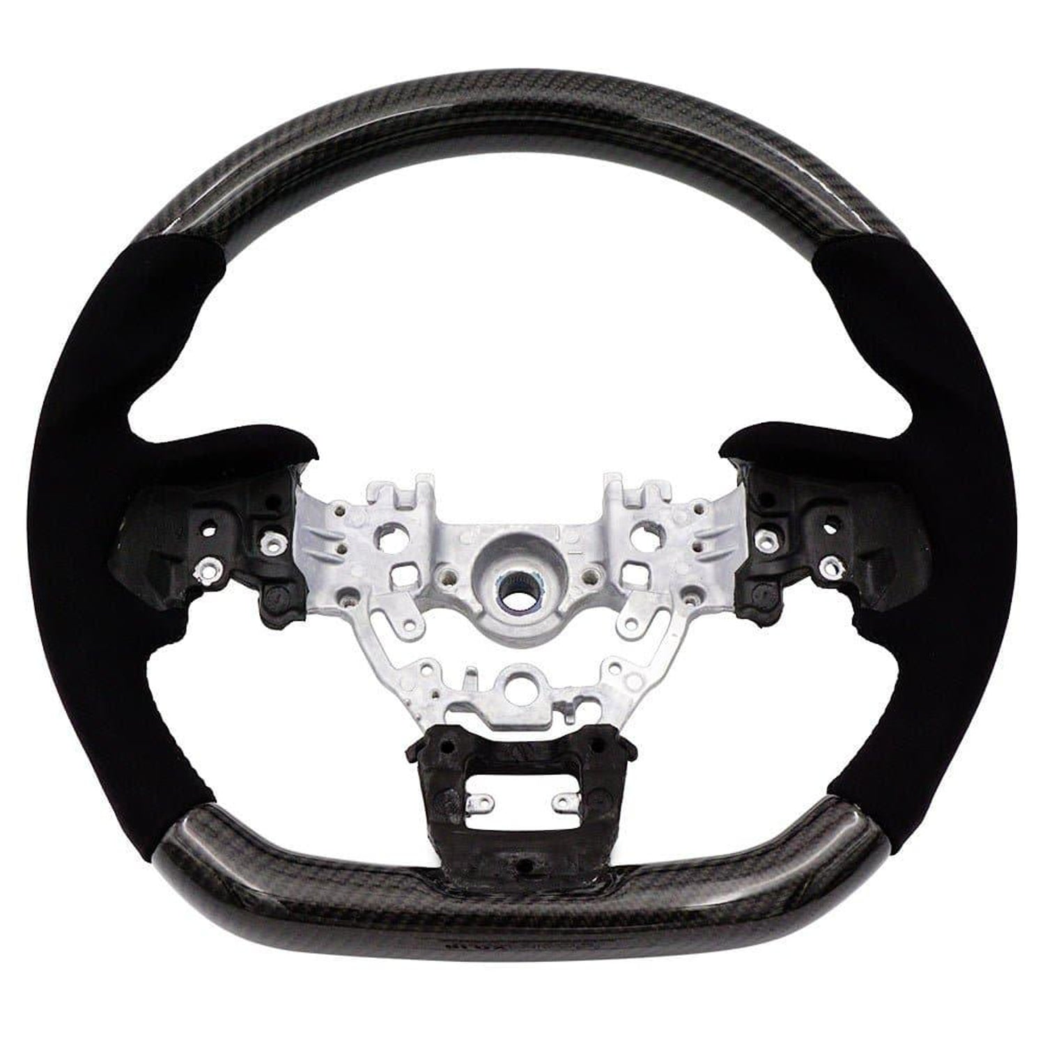 Black Carbon/Alcantara Steering Wheel<br> 22-24 Subaru WRX