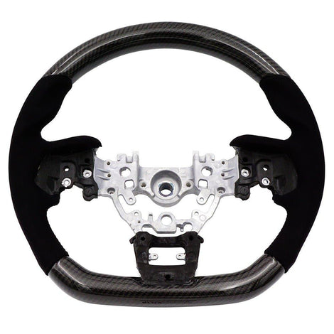 Black Carbon/Alcantara Steering Wheel<br> 22-24 Subaru WRX