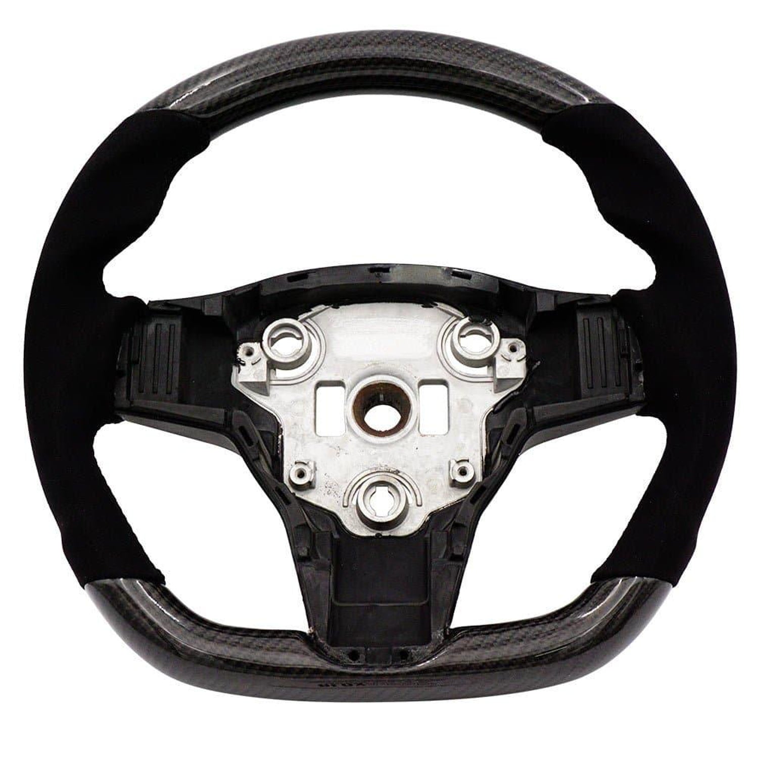 Carbon/Alcantara Steering Wheel Stitching<br> Tesla Model 3/ Model Y