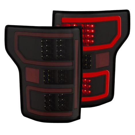 Black LED Taillights <br> 18-19 Ford F-150