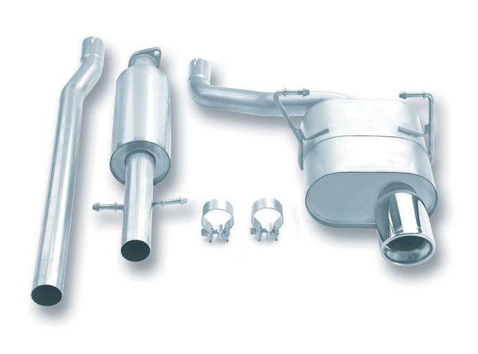 Touring Cat-Back Exhaust System <br> 02-03 Mini Cooper 1.6L L4