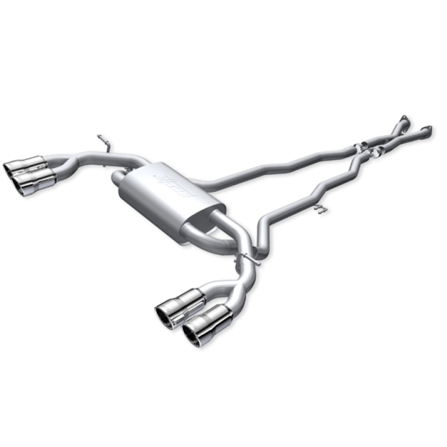 S-Type Cat-Back Exhaust System <br> 10-16 Hyundai Genesis Coupe 3.8L V6