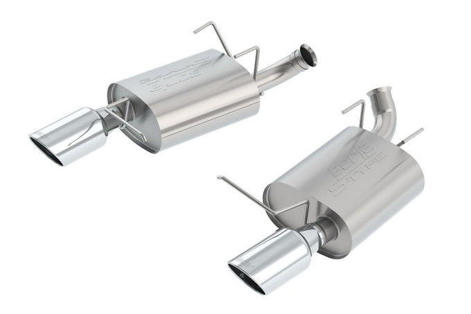 S-Type Axle-Back Exhaust System <br> 11-14 Ford Mustang 3.7L V6