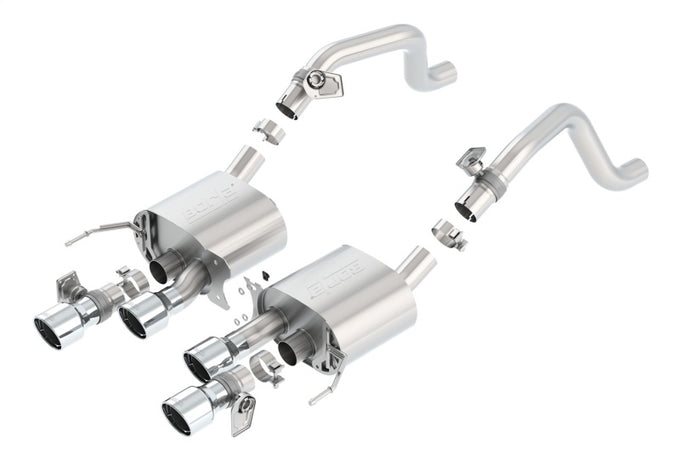 S-Type Axle-Back Exhaust System <br> 15-19 Chevy Corvette Z06 17-19 Grand Sport