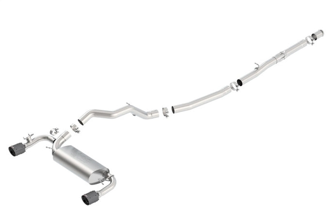ATAK Cat-Back Exhaust System <br> 16-18 Ford Focus RS With Sound Suppressing Valve
