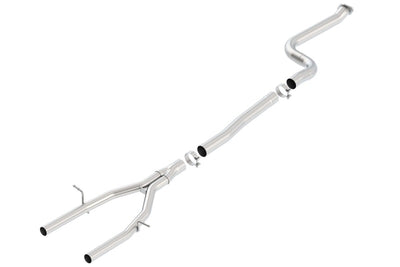 Mid-Pipes With Y-Pipe Connection Pipes <br> 16-23 Chevrolet Camaro LS/ LT 2.0L 4 Cyl.