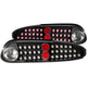 Black LED Taillights <br> 93-02 Chevy Camaro