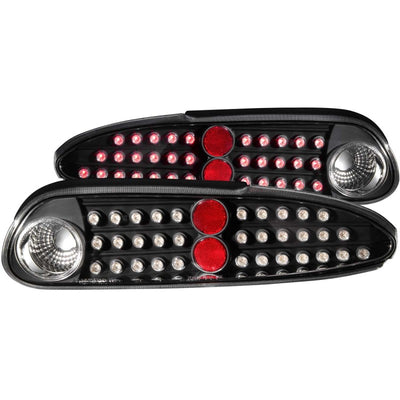 Black LED Taillights <br> 93-02 Chevy Camaro