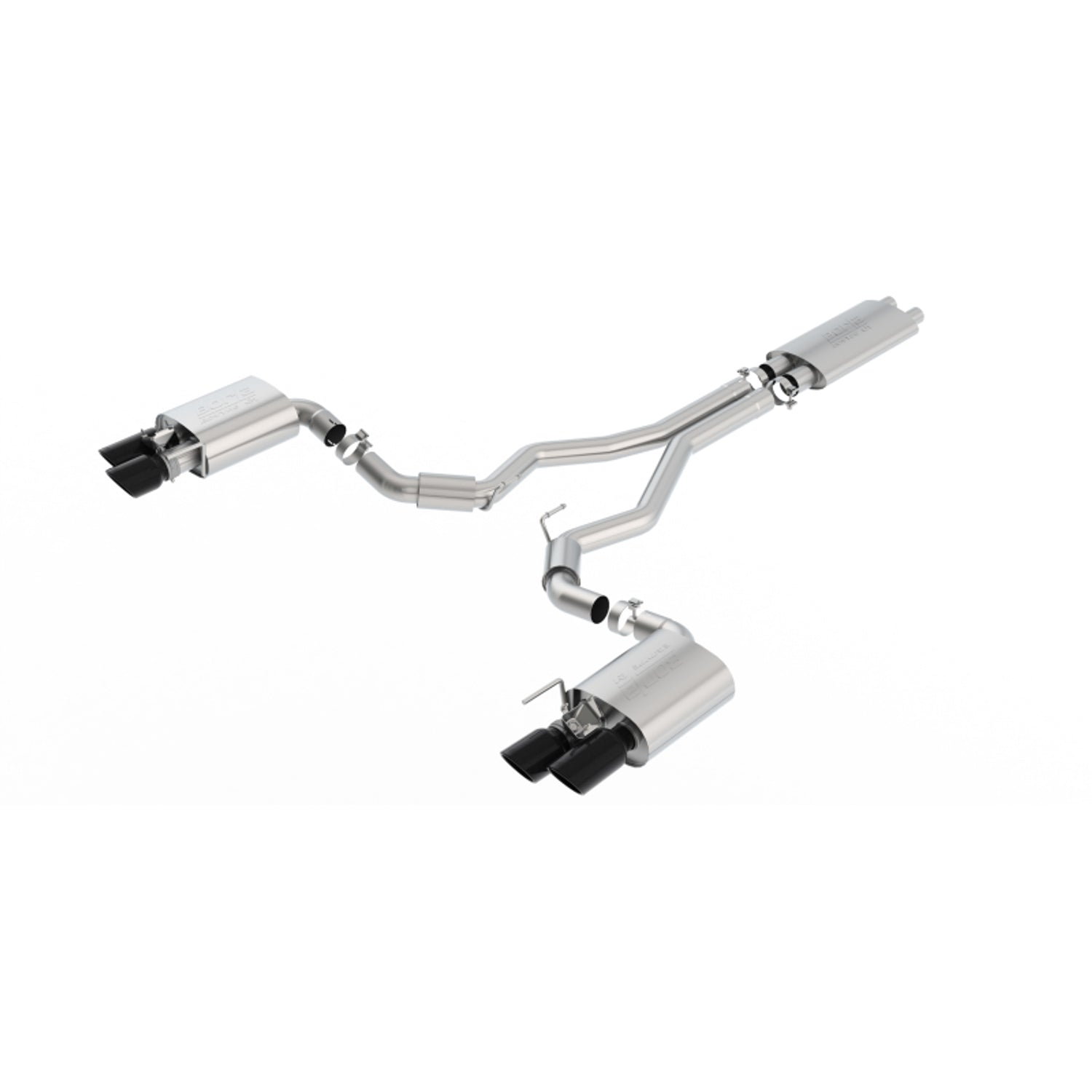 Touring Cat-Back Exhaust System <br> 18-20 Ford Mustang GT 5.0L