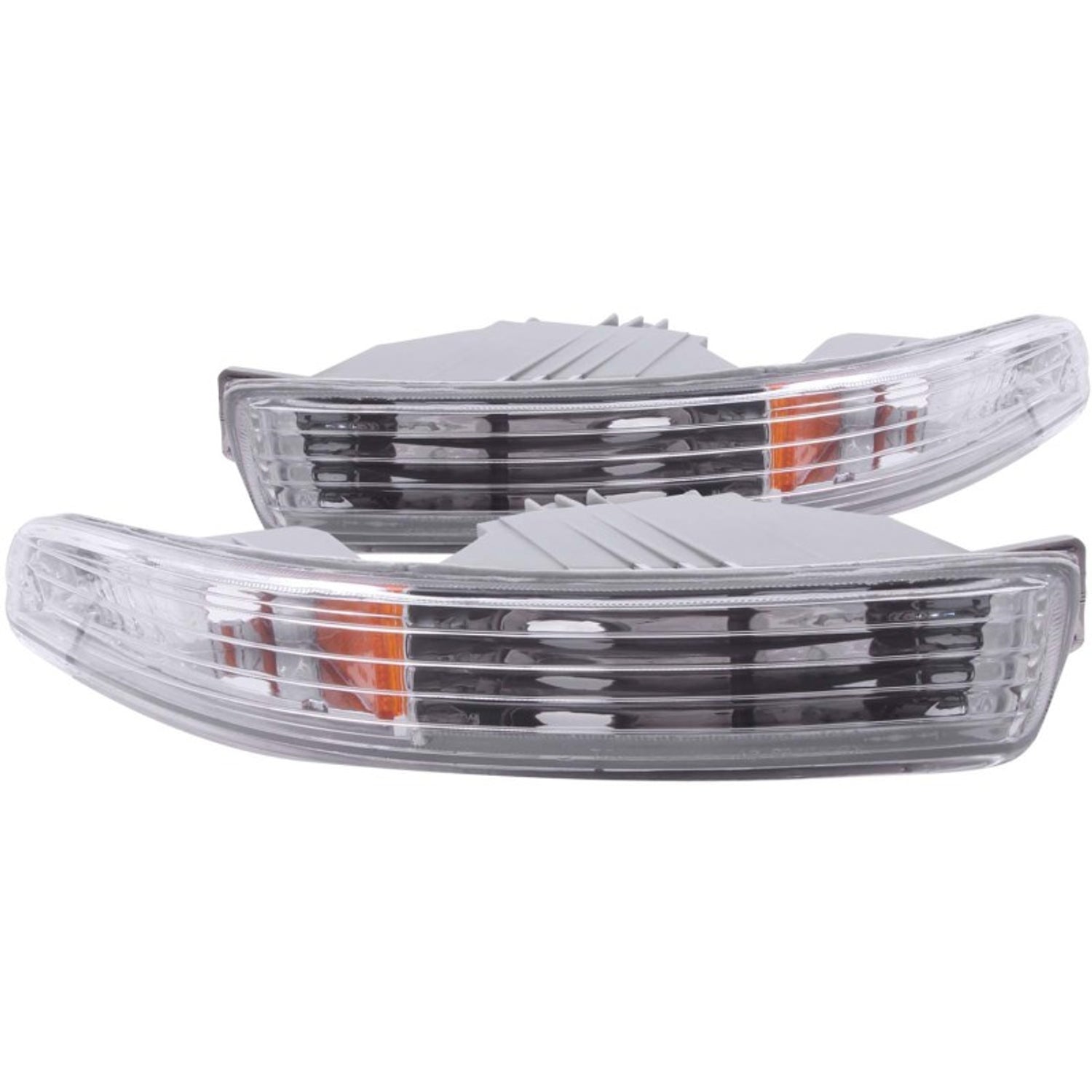 Chrome Parking Lights w/Amber Reflector<br> 94-97 Acura Integra