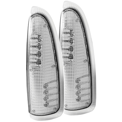 Clear LED Mirror Lights w/Amber LED<br> 03-07 Ford Excursion