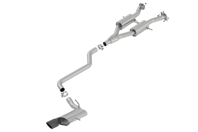 S-Type Cat-Back Exhaust System <br> 14-21 Jeep Grand Cherokee 3.6L V6