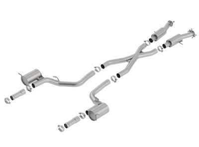 S-Type Cat-Back Exhaust System <br> 18-20 Jeep Grand Cherokee 6.2L V8